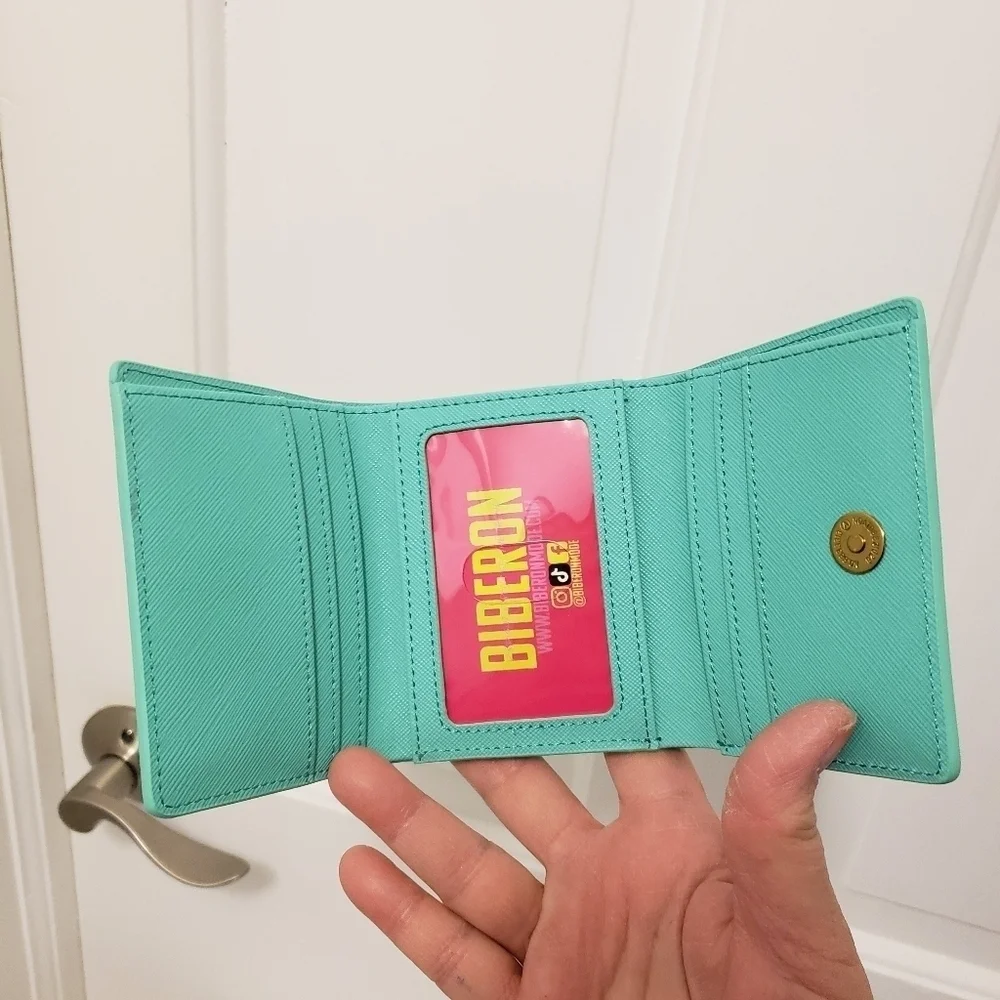 BIBERON BYBASEMA Hayworth Trifold Wallet, Colorful, Compact